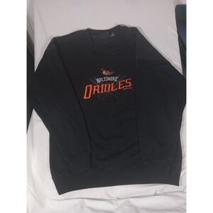 Vintage Black Baltimore Orioles Sweatshirt  Crable Sportswear - MLB - Large 1998